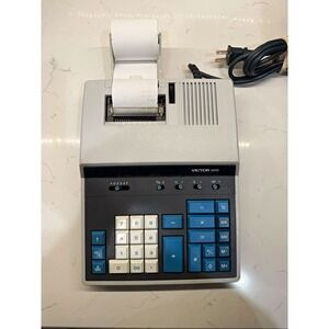 Victor 12PD Desktop 12-Digit Printing Calculator, Large Keys/Display, Cord